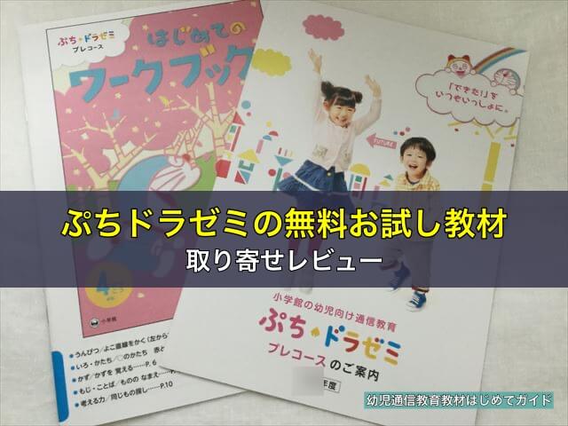 ぷちドラゼミの無料お試し教材を取り寄せレビュー