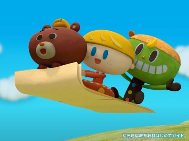 通信教育「幼児ポピー」の英語「にこにこえいご」の映像内容